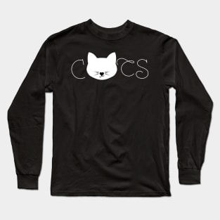 Cat's Face Long Sleeve T-Shirt